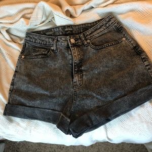 Wild Fable- Black Acid Wash Jean Shorts - Size 6